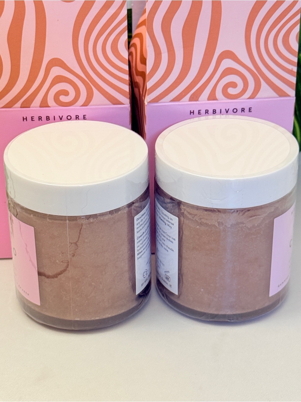 2 x Herbivore Hot Coco Coconut Oil Body Scrub - Limited Edition - NEW & SEALED - Picture 4 of 4
